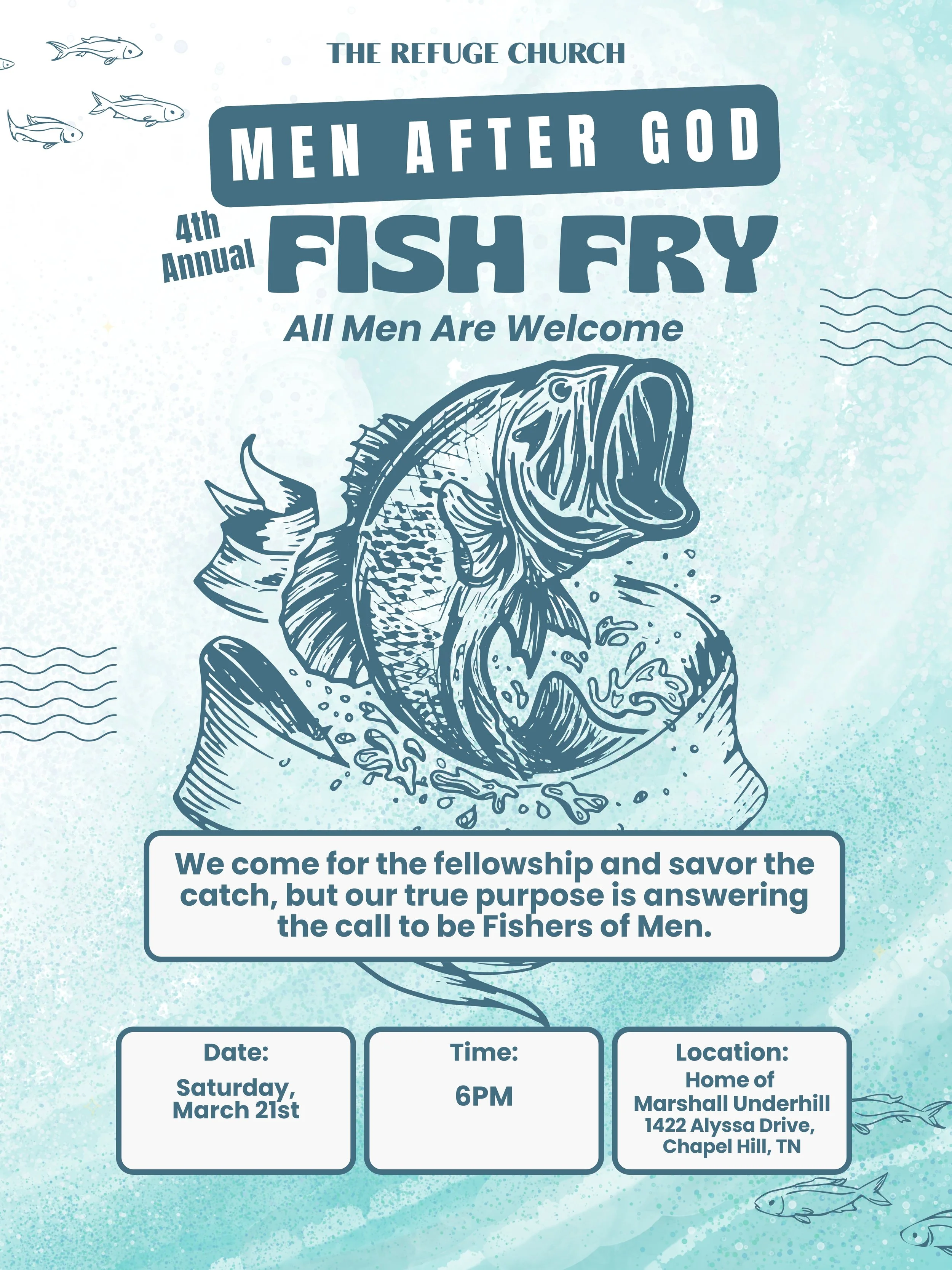4th Annual Men After God Fish Fry