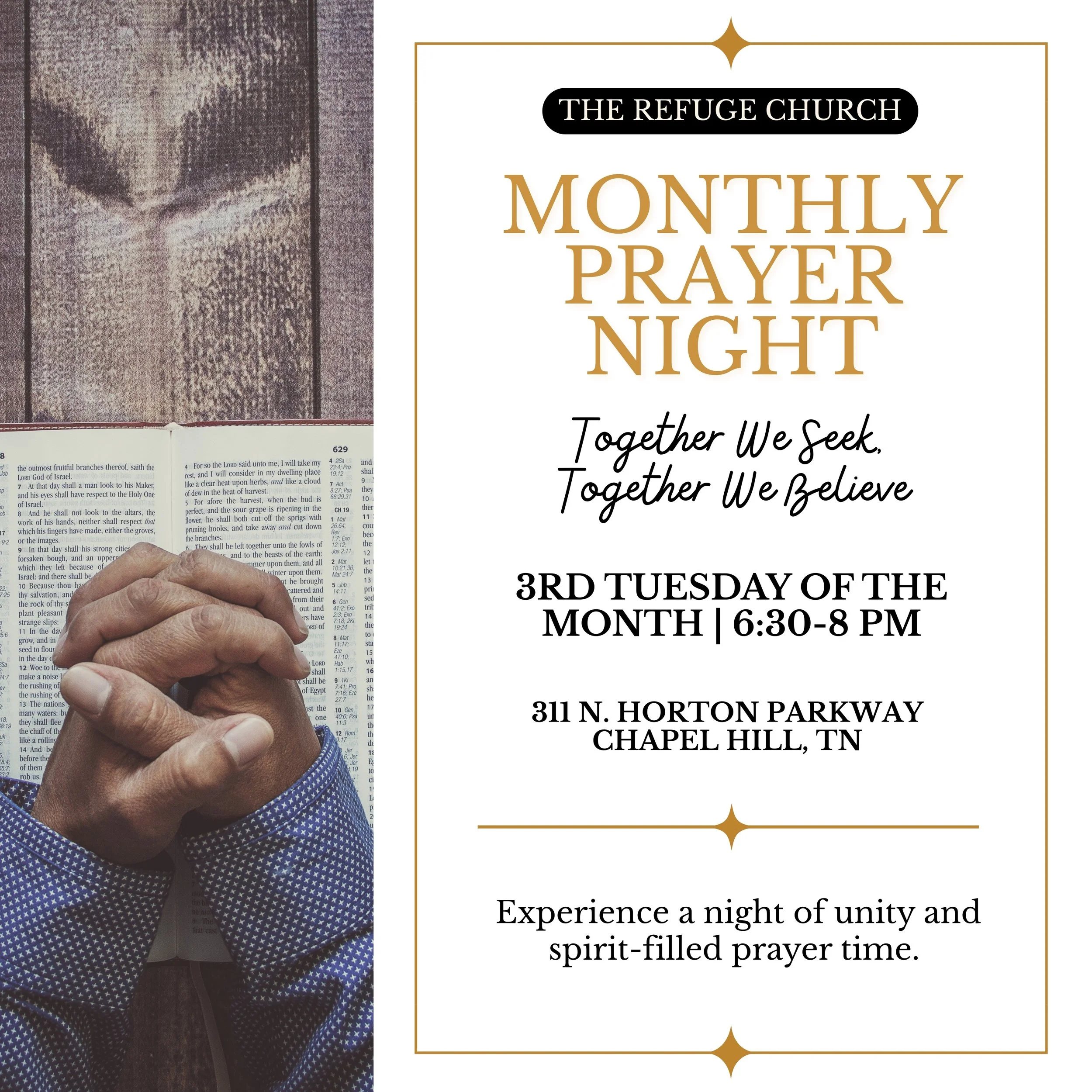 Monthly Night of Prayer 