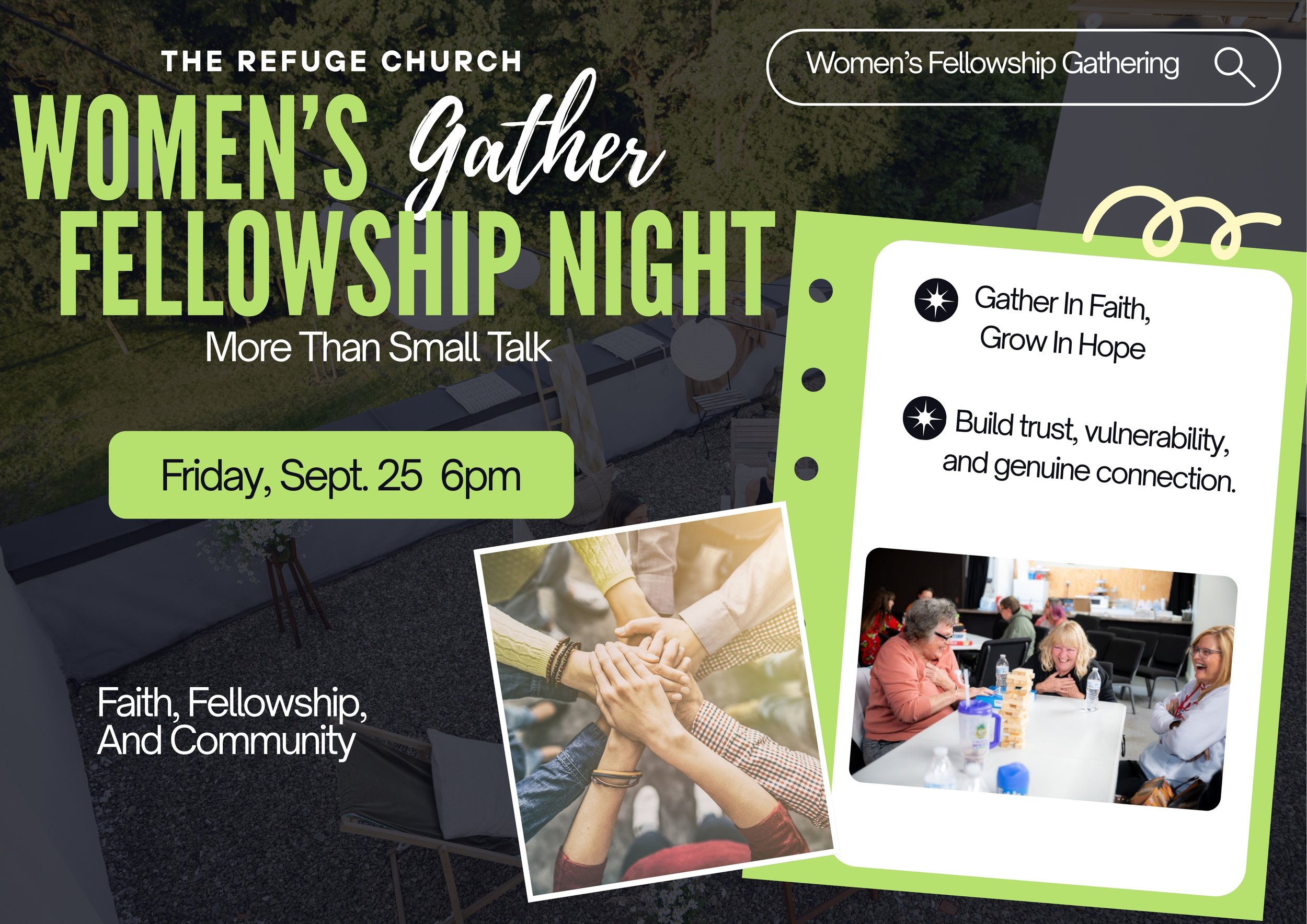 TRC's Women's GATHER Fellowship Night