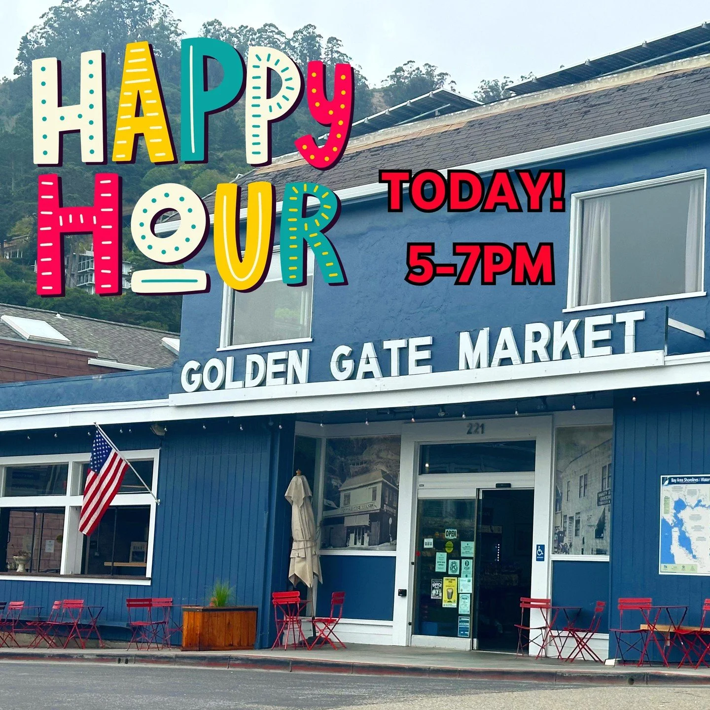 Join us today 5-7PM at @ggmsausalito for a Happy Hour! @sausalitoliquor will be sharing tastes of their delicious Sausalito made spirits! Come by and say hi!