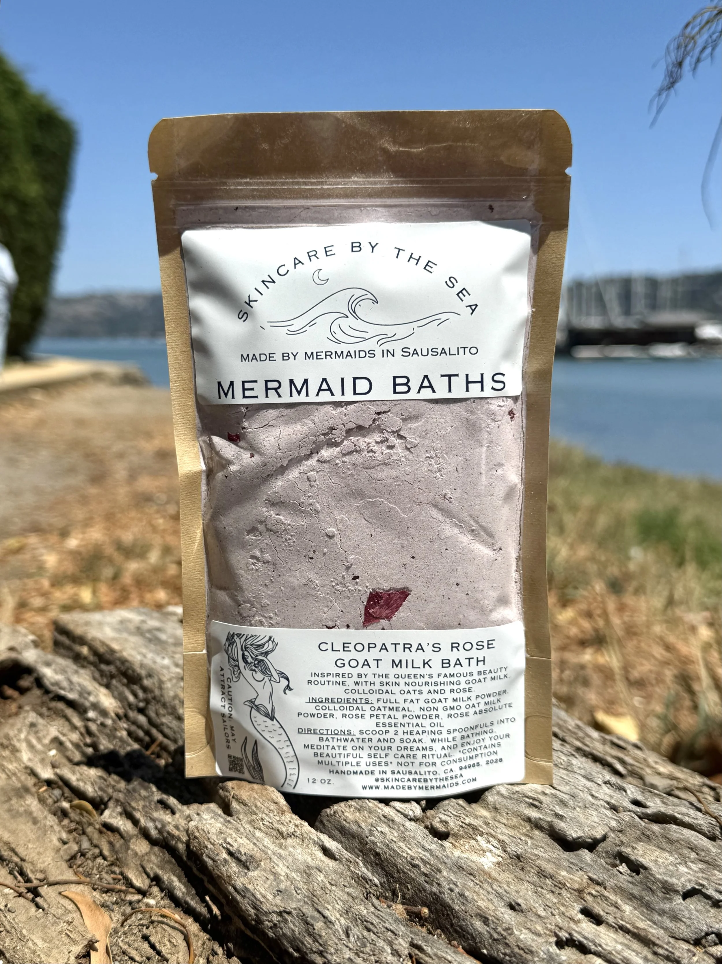 Mermaid Bath: Cleopatra's Rose Goat Milk Bath