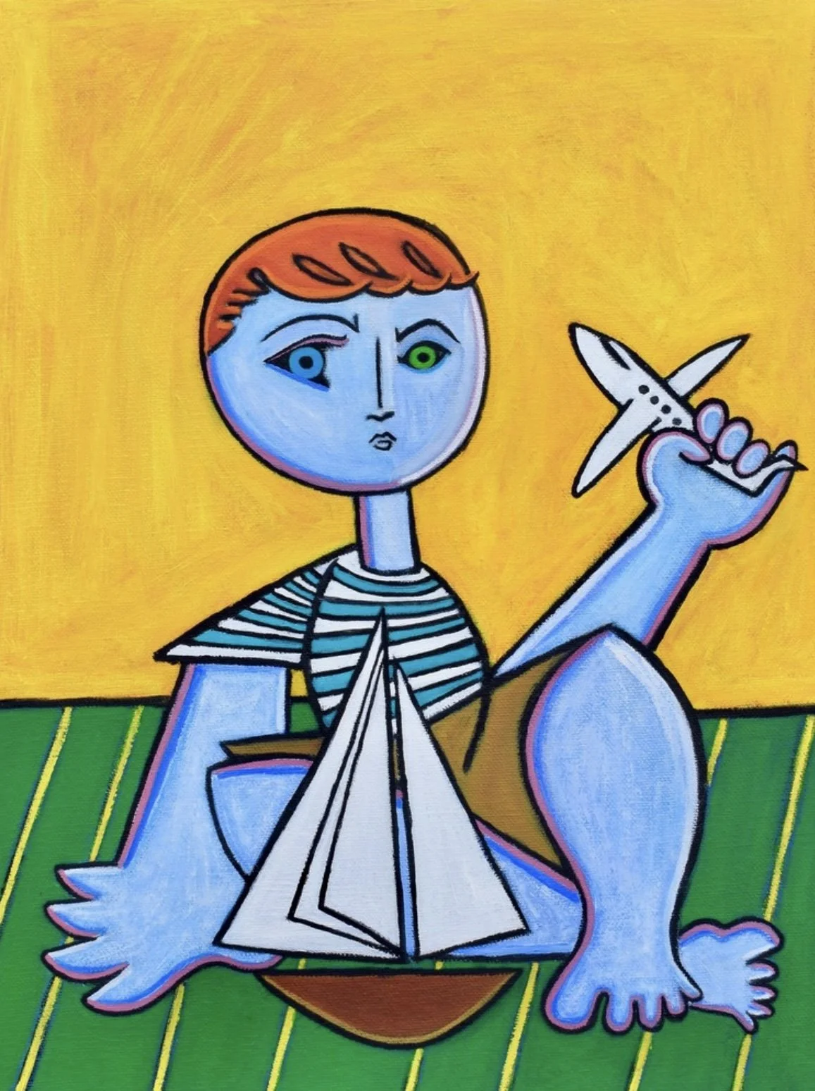 boy-with-boat-and-plane-painting-artist-paul-zepeda.jpg