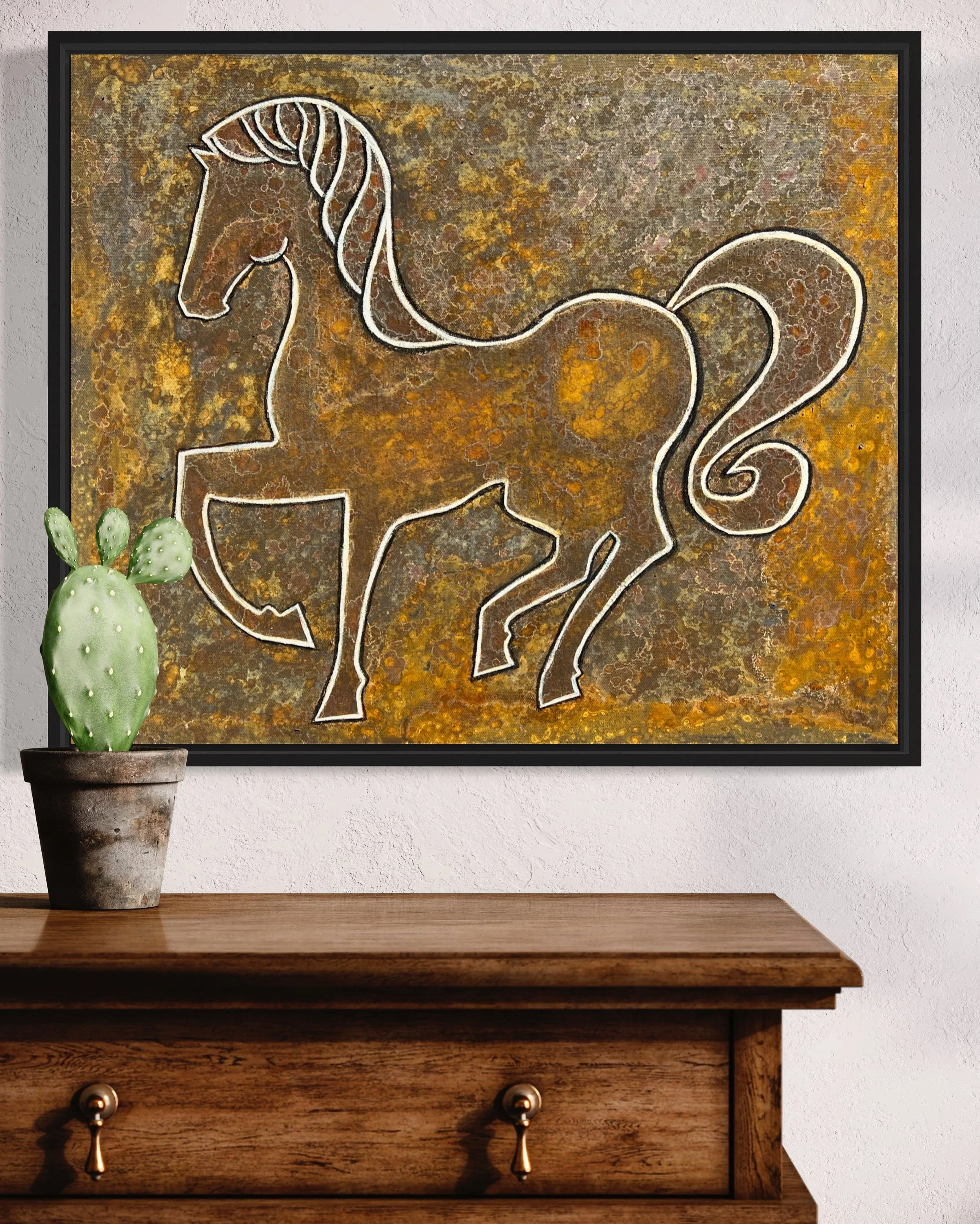 rusty-horse-oxidation-painting-paul-zepeda-interior-decor.JPG