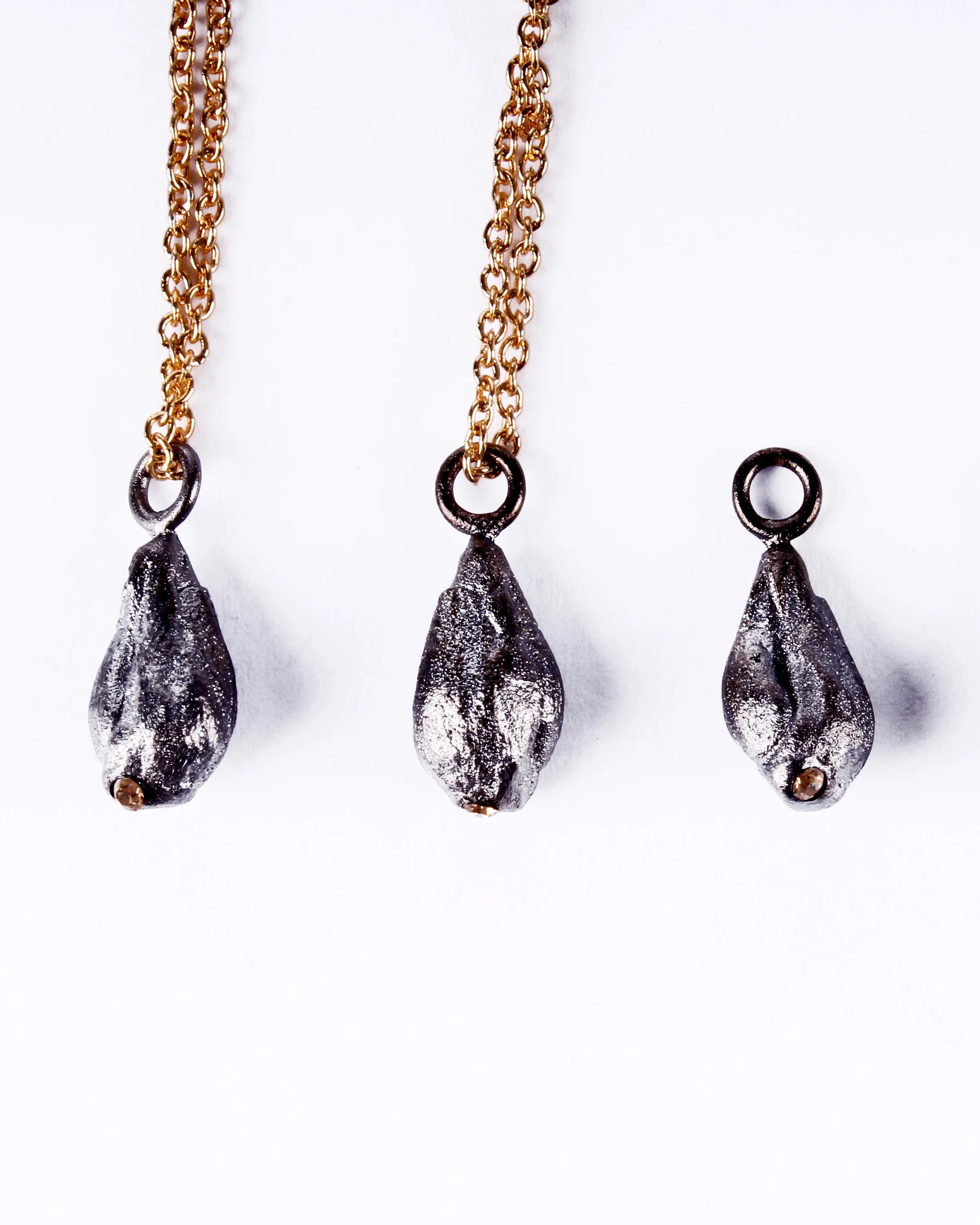 seeds necklace in black with zirconia by bellsigirl.jpg
