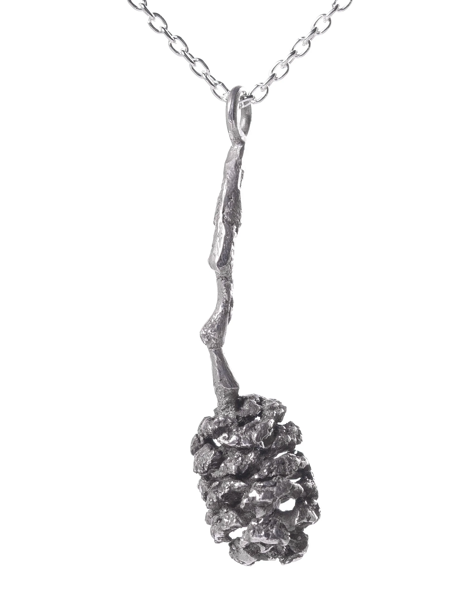 pine necklace, handmade