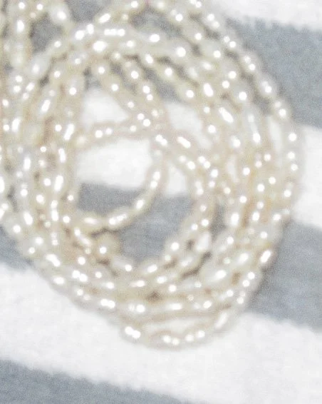 collab bellisgirl x miguel, pearl necklaces, handmade