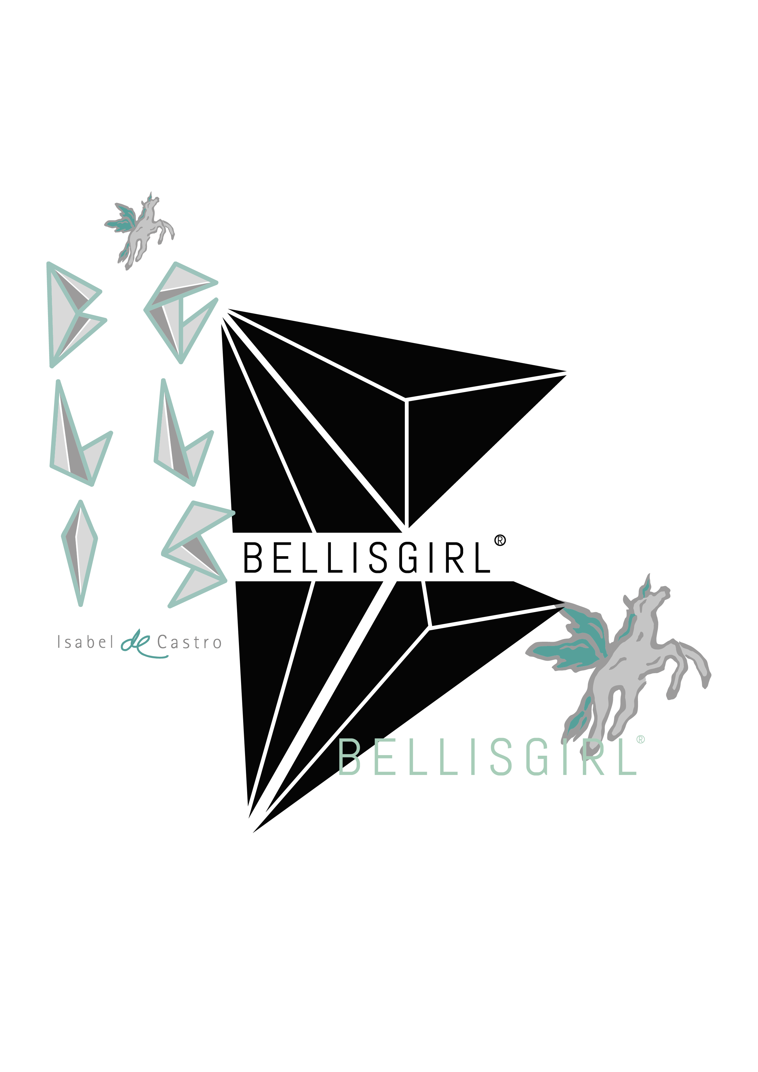 bellisgirl timeline of logos in 2015 and 2016 has a registered brand
