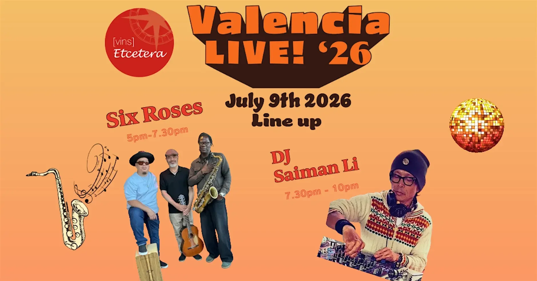 Valencia Live! @ Etcetera Wine Bar (Copy)