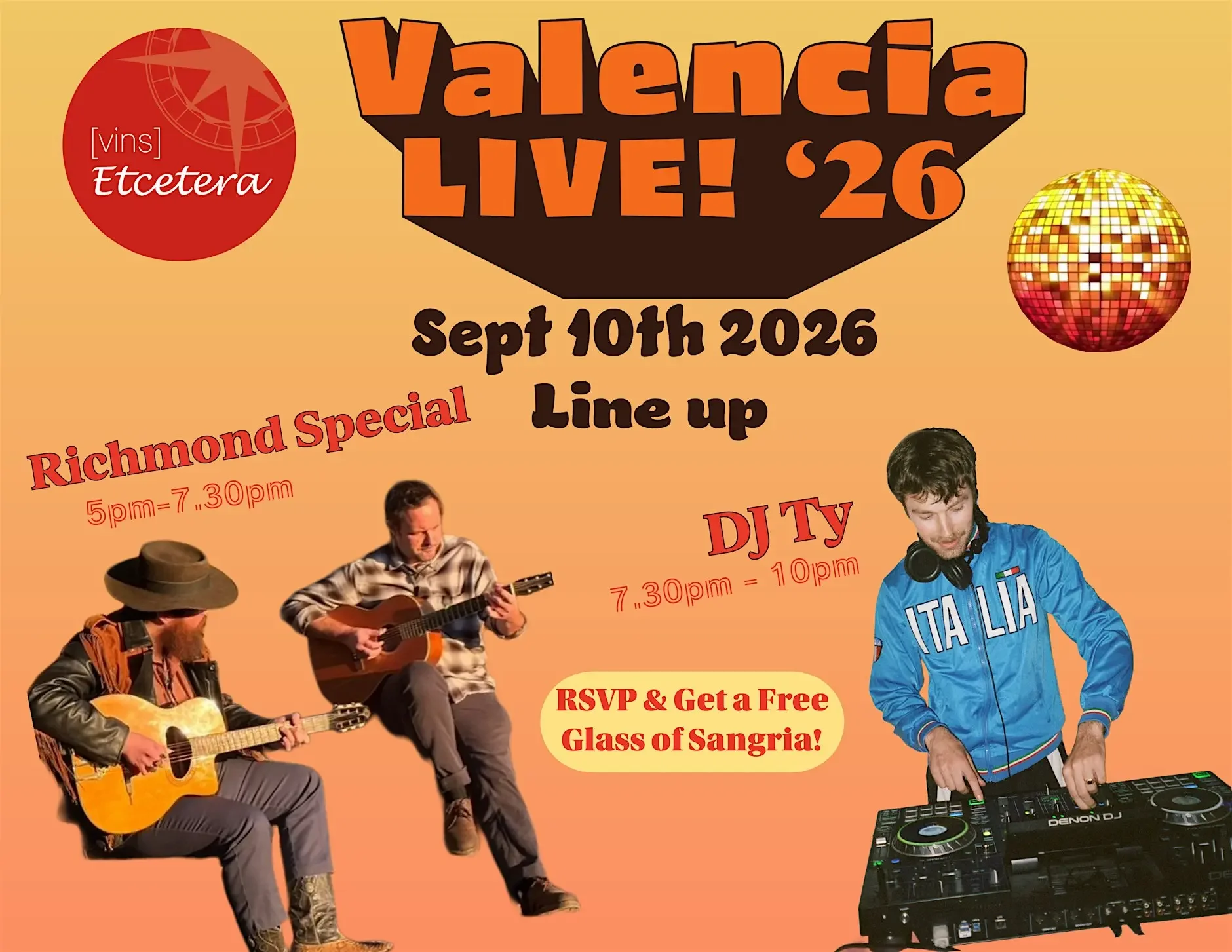 Valencia Live! @ Etcetera Wine Bar