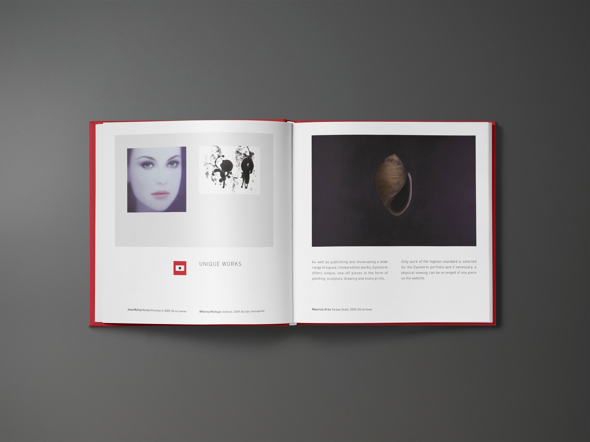 Art gallery book design