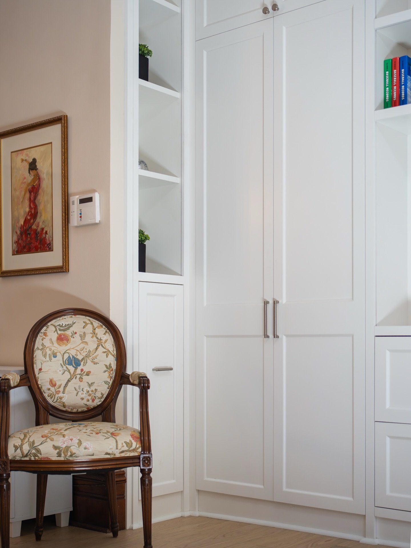 Storage That Disappears (In the Best Way)

This built-in was designed to blend in &mdash; not stand out. But open a door or pull a drawer, and you&rsquo;ll find thoughtful storage solutions hiding in plain sight.

From a concealed umbrella niche to t