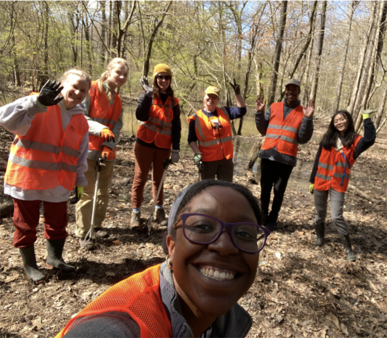 '25 CUAT NCWF volunteers joined Haw River Assembly’s annual Clean-Up-a-Thon and picked up over 500 pounds of garbage..png