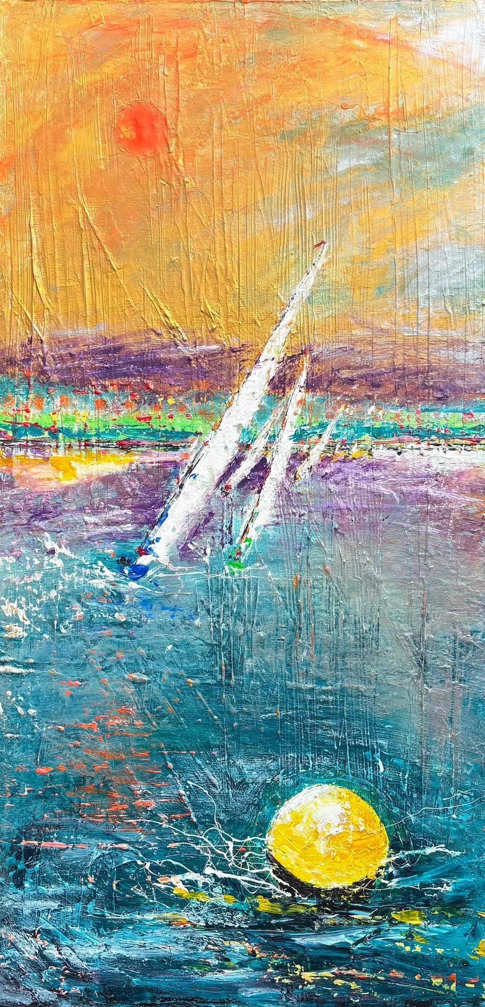 light over quiet water