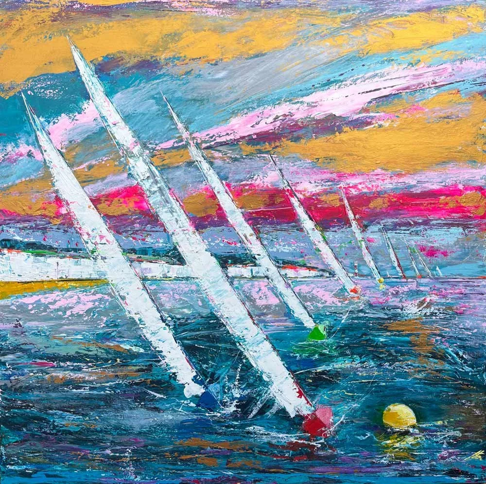 Racing into the Solent