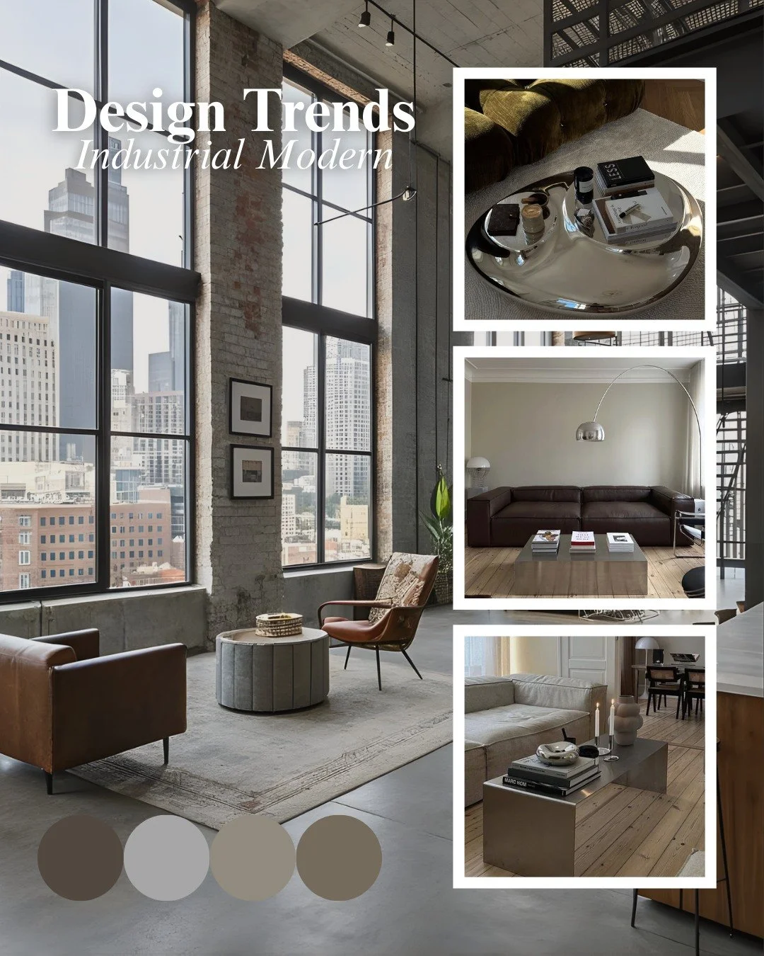 Industrial Modern design blends architectural elements with elevated finishes for a look that&rsquo;s strong, sophisticated, and enduring
.
.
.
.
.
.
.
.
#IndustrialModern #ModernDesign #ArchitecturalDesign #InteriorInspo #DesignDetails #ModernInteri