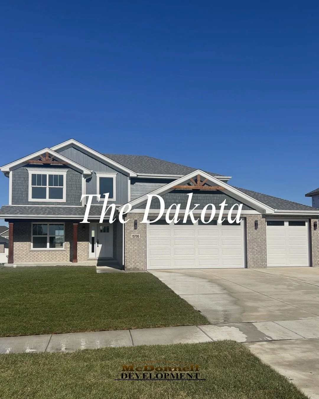The Dakota &mdash; a beautifully designed two-story home built for growing families. ✨

Featuring 4 bedrooms, a welcoming front porch, open living spaces, a bright kitchen made for entertaining, and a luxurious primary suite with a spa-like bath.

Sa