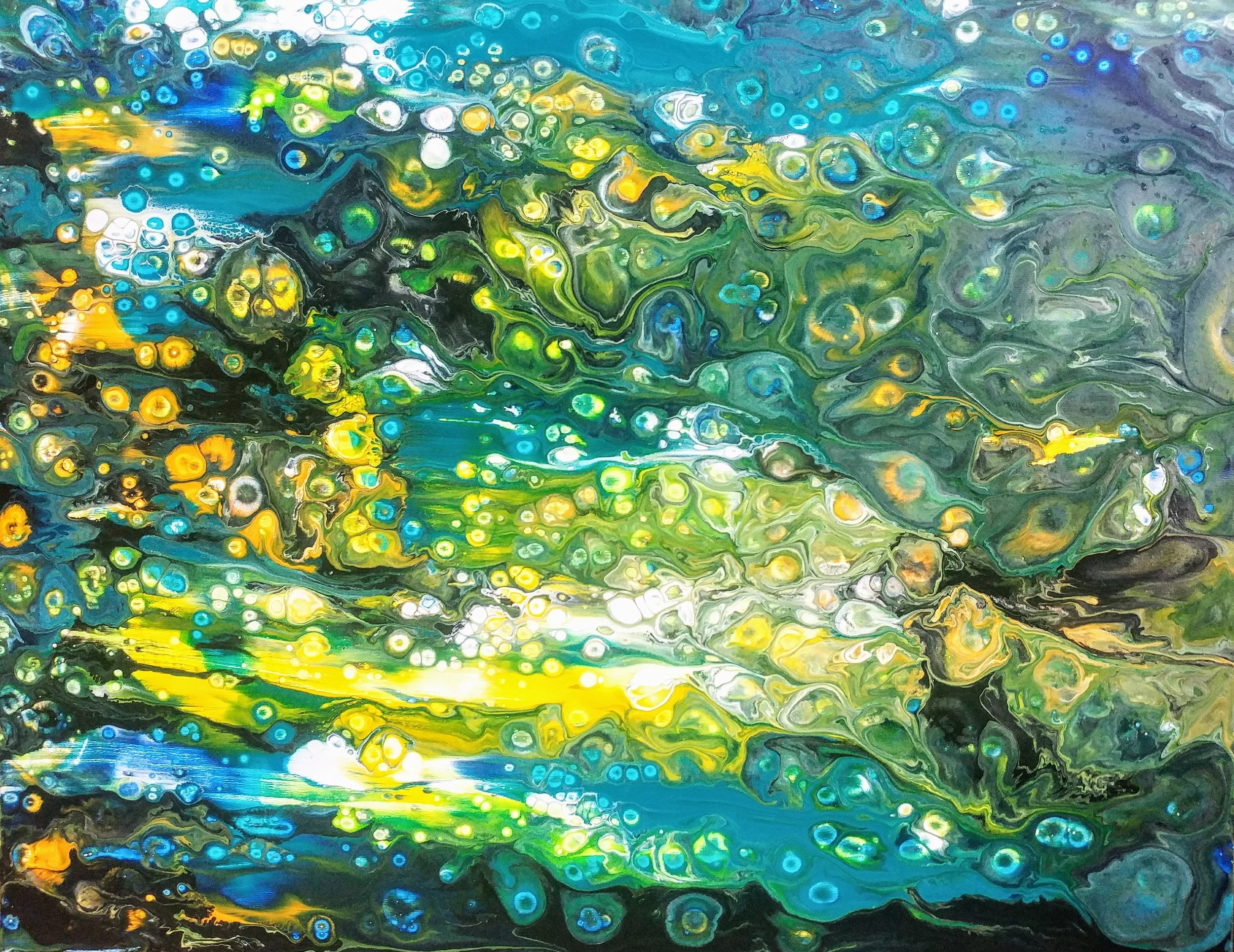 Blue,green,yellow,white cells painting.jpg