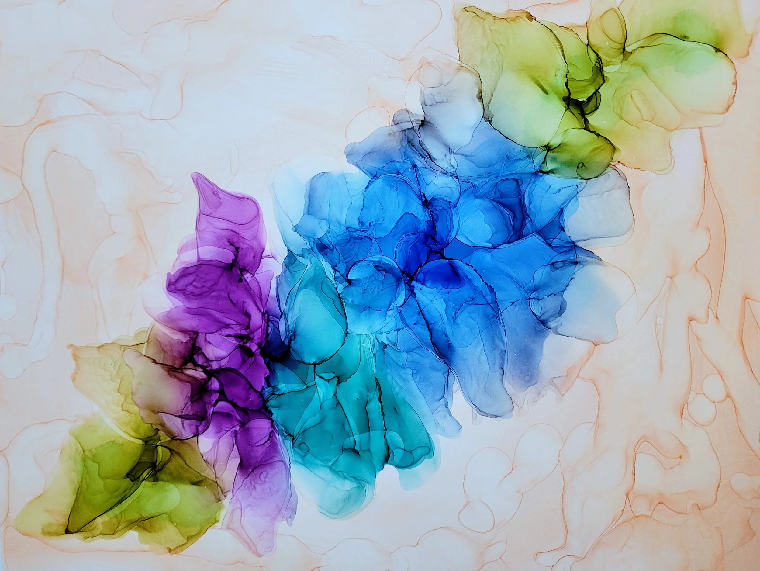 Purple and Blue bouquet w orange background AI.jpg