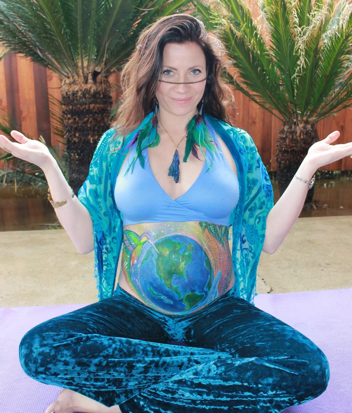 maternity belly painting, pregnant belly painting riverside, ca