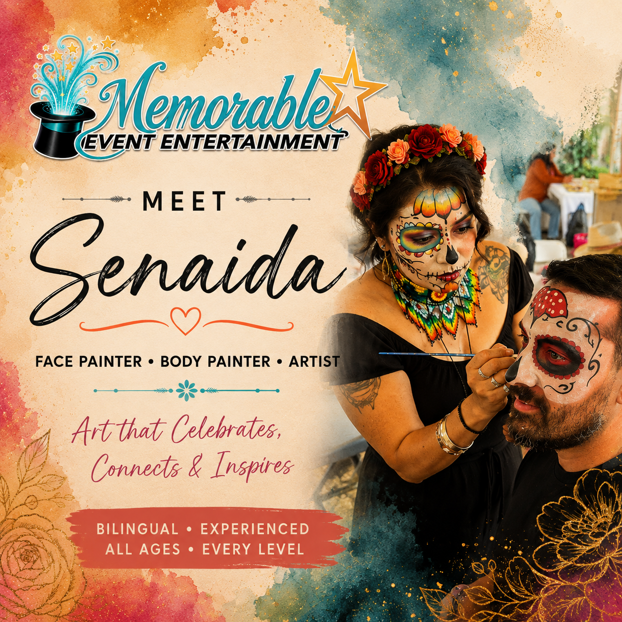 Professional Face Painter &amp; Body Painter in Jurupa Valley, Riverside, Ca | Meet Senaida
