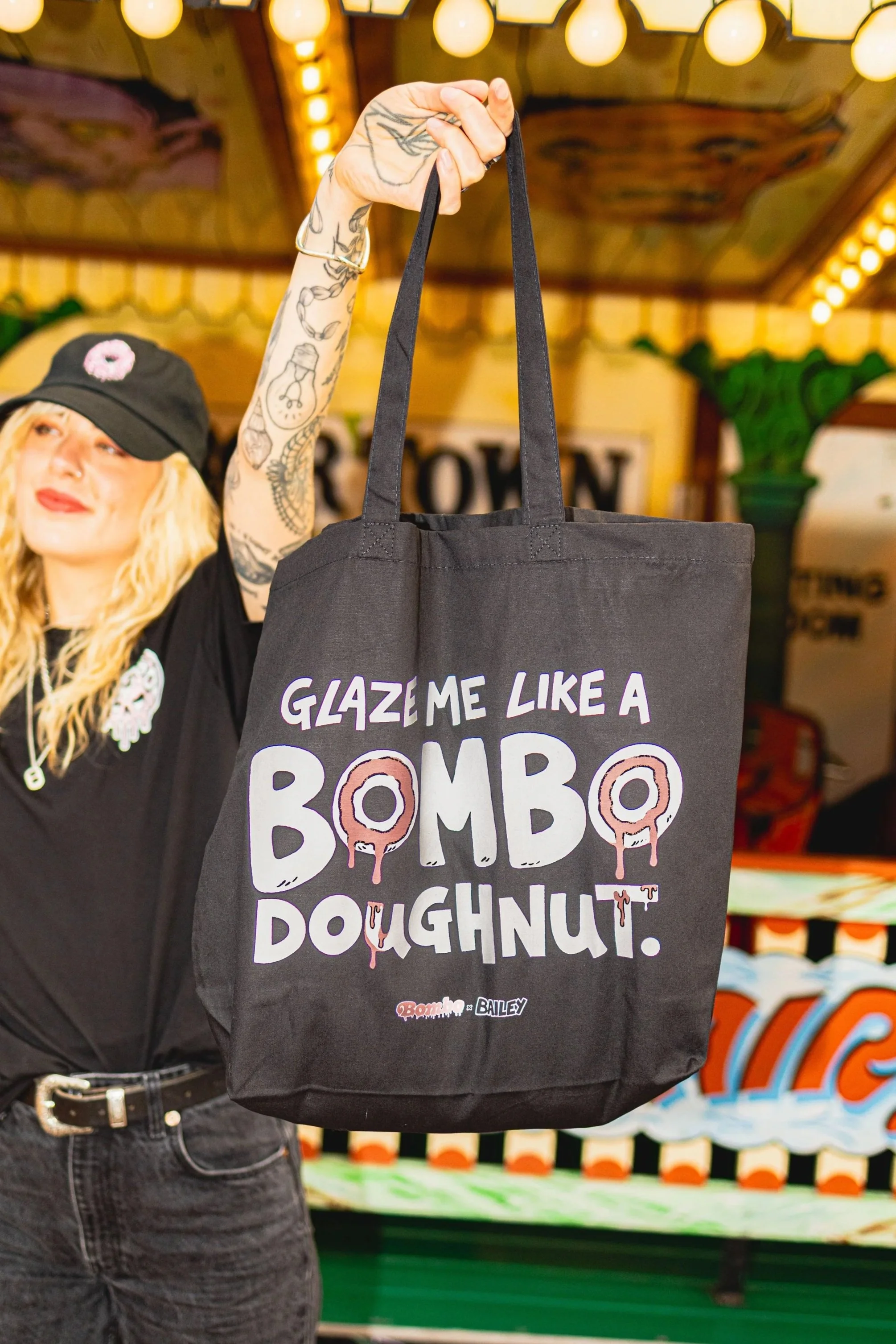 Bombo x Bailey 'Glaze Me...' Tote Bag