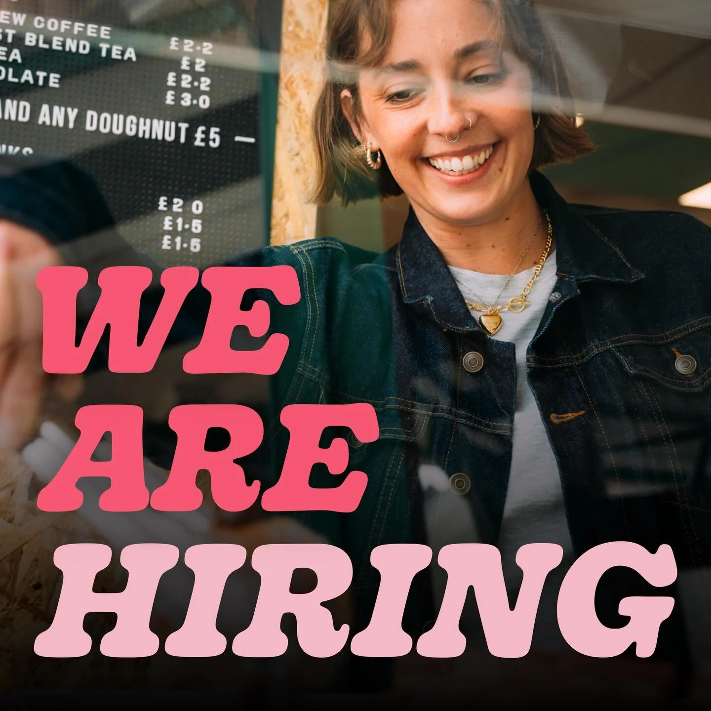 🍩 We are hiring! 🍩

Ahead of our big relaunch we are looking to hire for Front of House roles in Margate and Folkestone, a junior position in our kitchen team, and a driver for Kent deliveries.

If any of these sound like a piece of you, then pleas