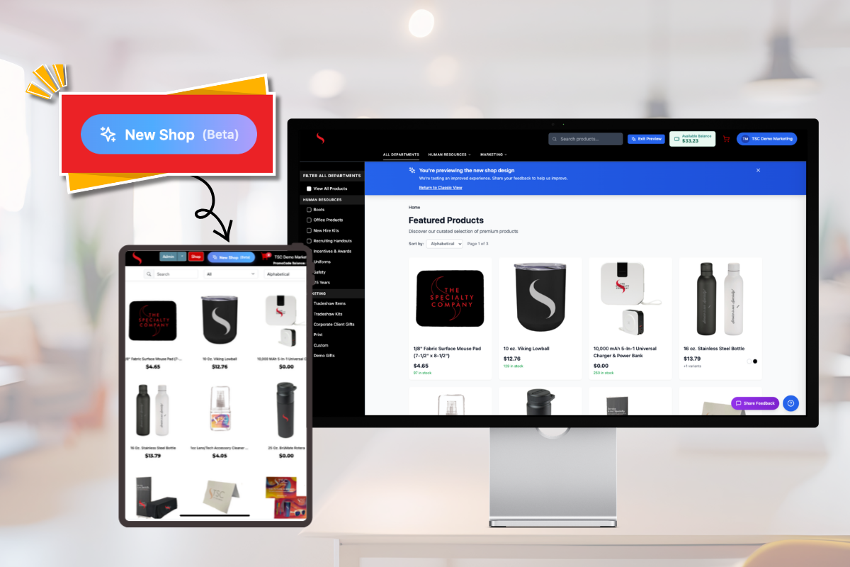 New Shop Experience — Beta Launch Live!