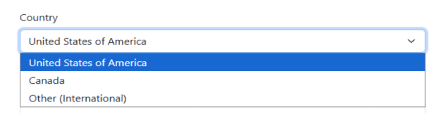 International Shipping