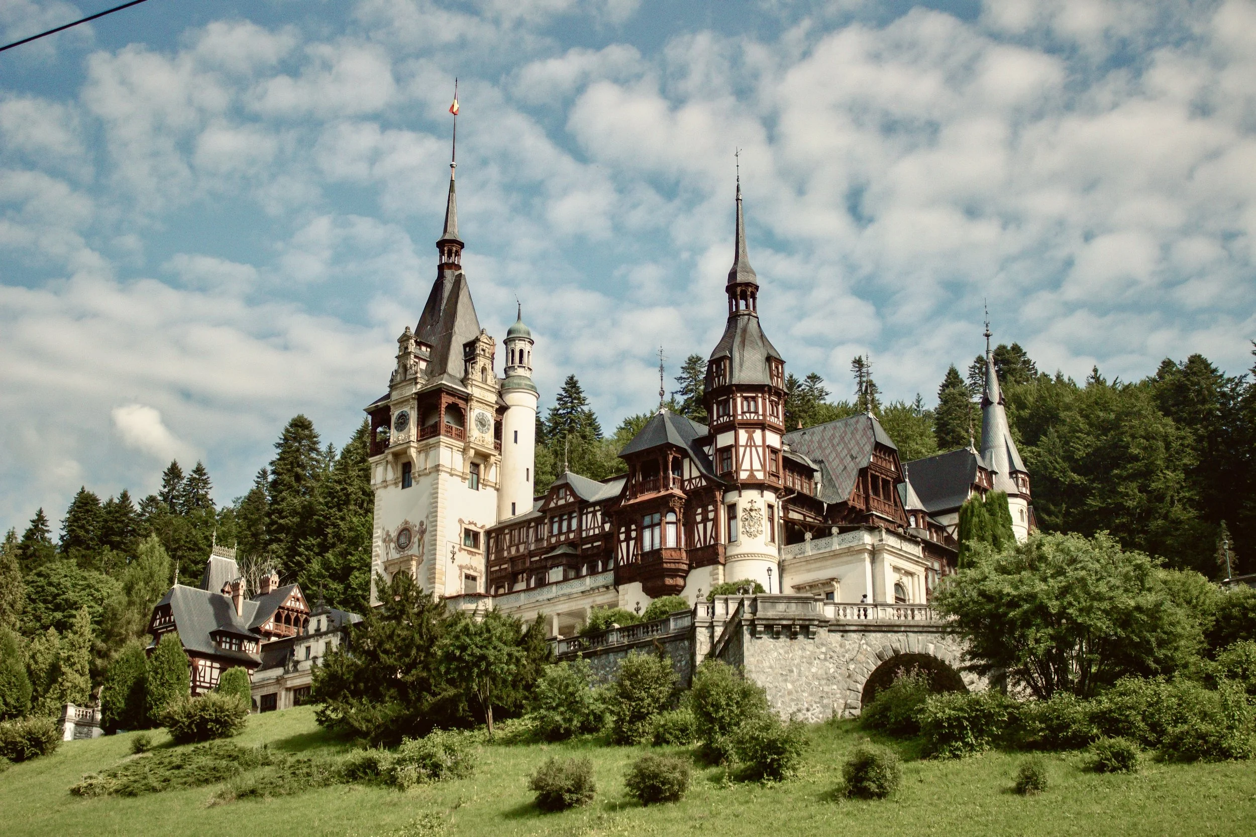 Peles Castle, a royal residence in Sinaia, Romania