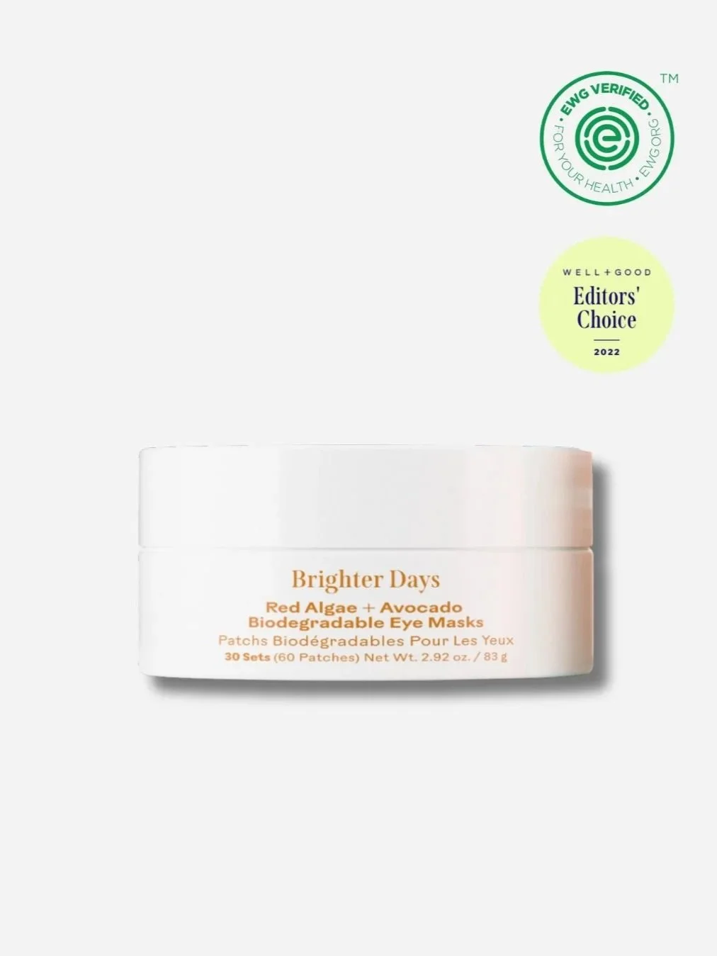 Three Ships Brighter Days Red Algae and Avocado Biodegradable Eye Masks — The Beauty Confidante Summer Shop