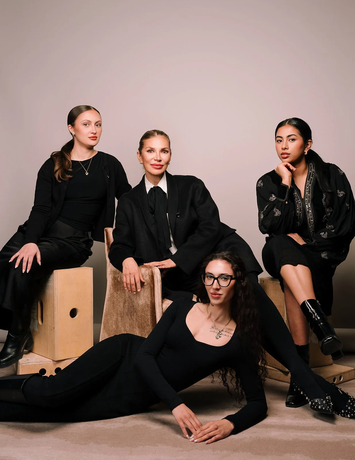 The Beauty Confidante Artists Team with founder celebrity makeup artist Anna Nenoiu