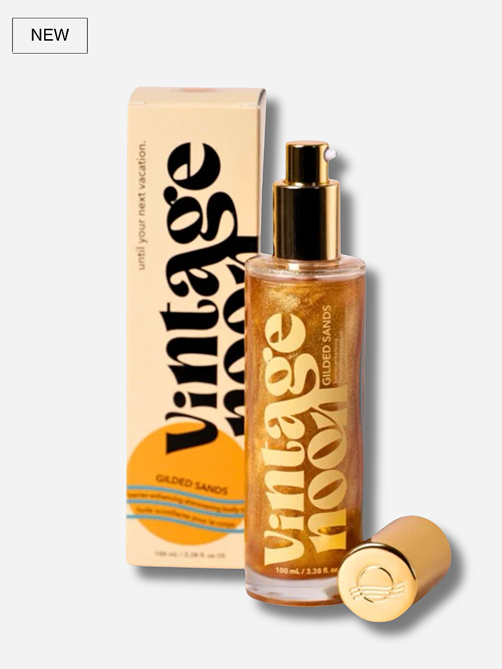 Vintage Noon Gilded Sands Shimmering Body Oil — The Beauty Confidante Summer Shop