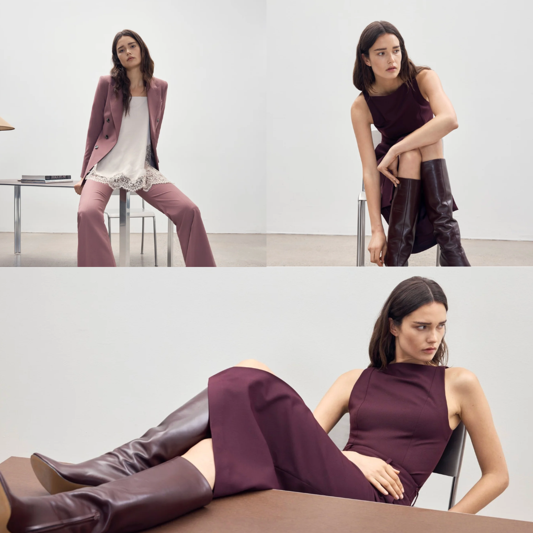 Hair and makeup on model Noortje by Anna Nenoiu for Smythe Brand