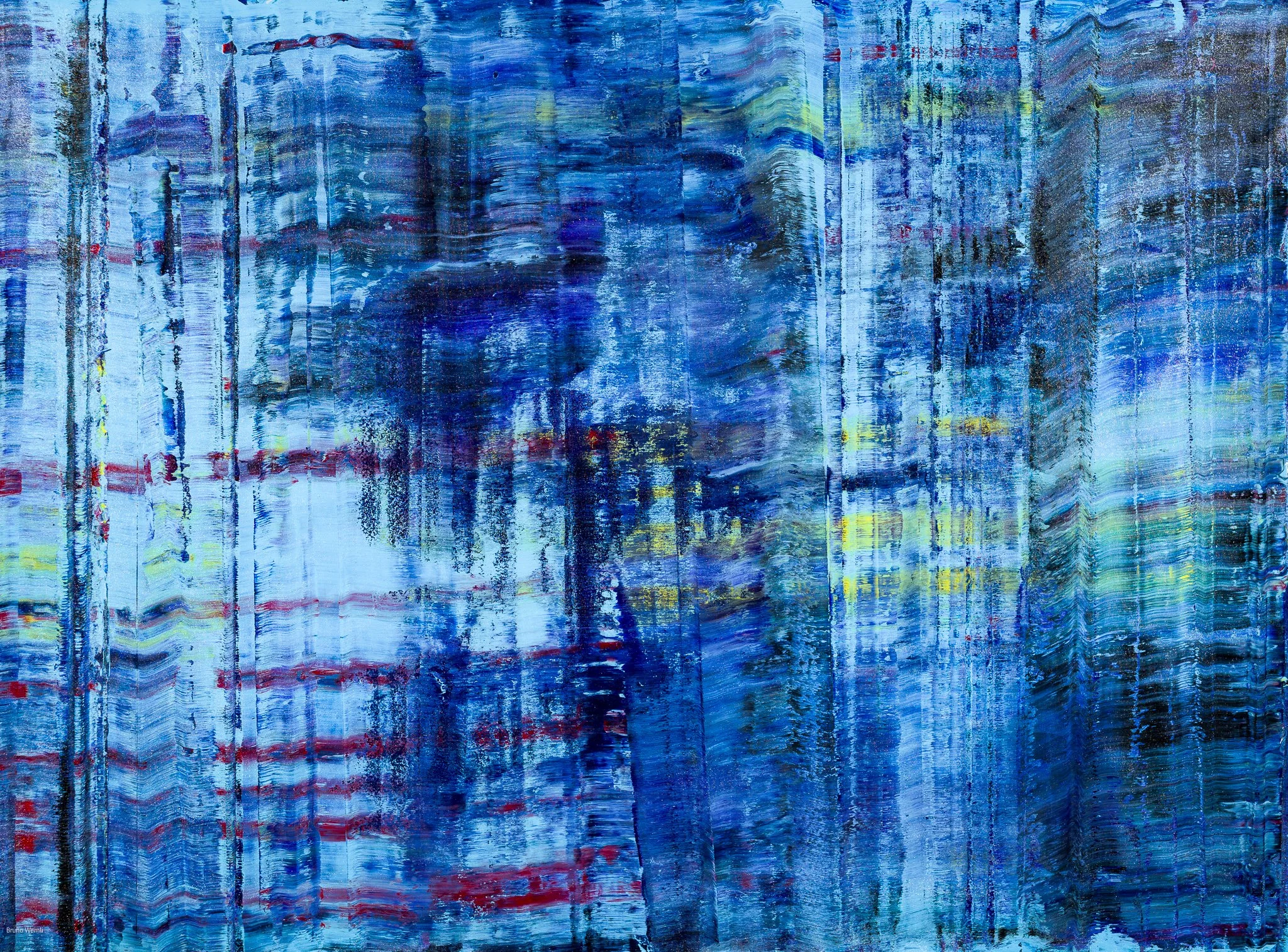 588, 2025, Acrylic on canvas, 152 x 114 x 2 cm / 60 x 45 x 1 in