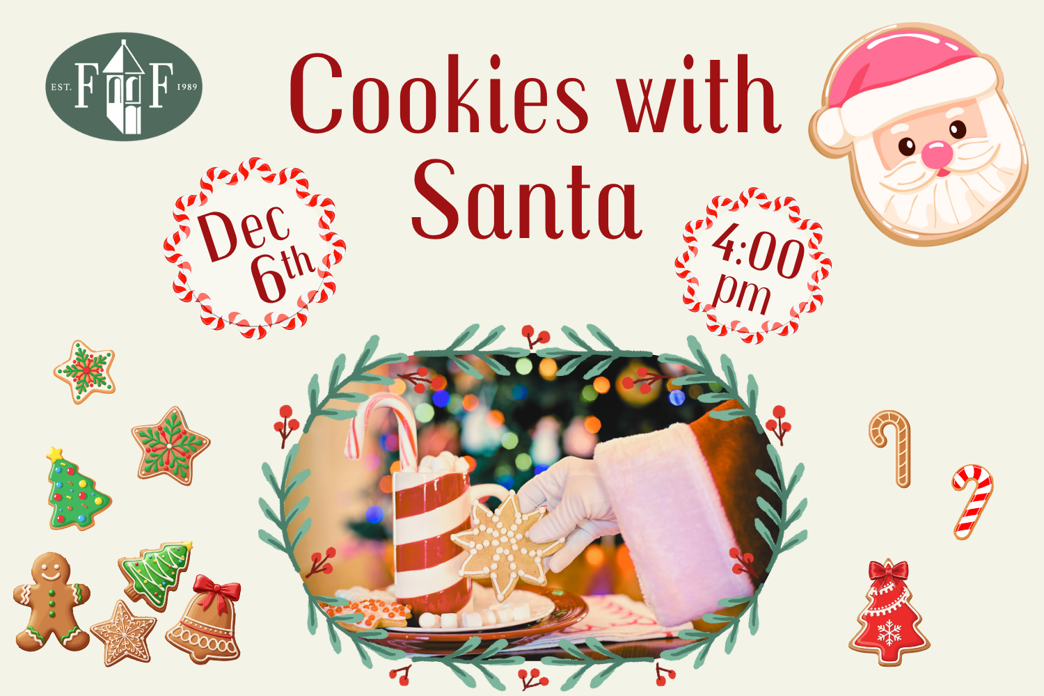 Cookies with Santa!
