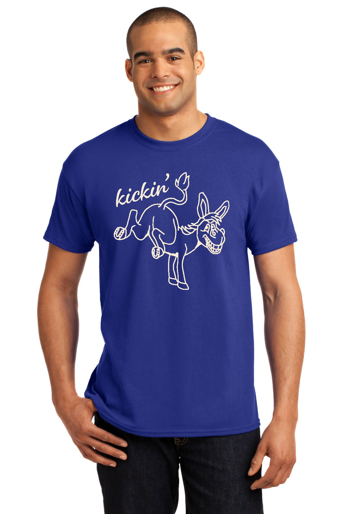 Poker T-Shirt Kickin (Blue)