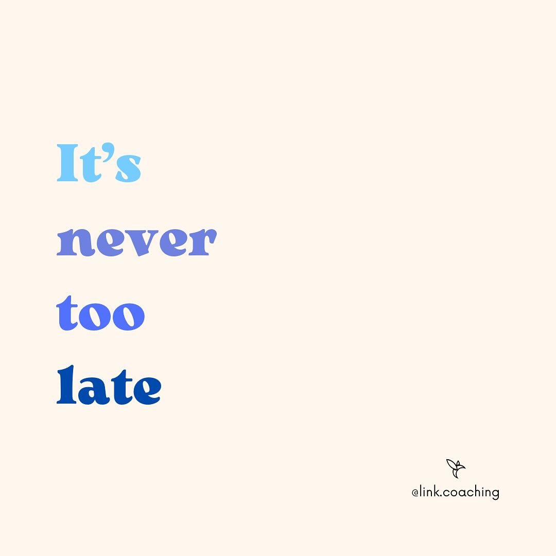 It’s never too late to change your mind, start over, or change course.
It’s never too late to make changes in your life that bring you peace, joy, and happiness.
Whatever you are dreaming up- do it!
π Monday Morning Self-Talk
#never