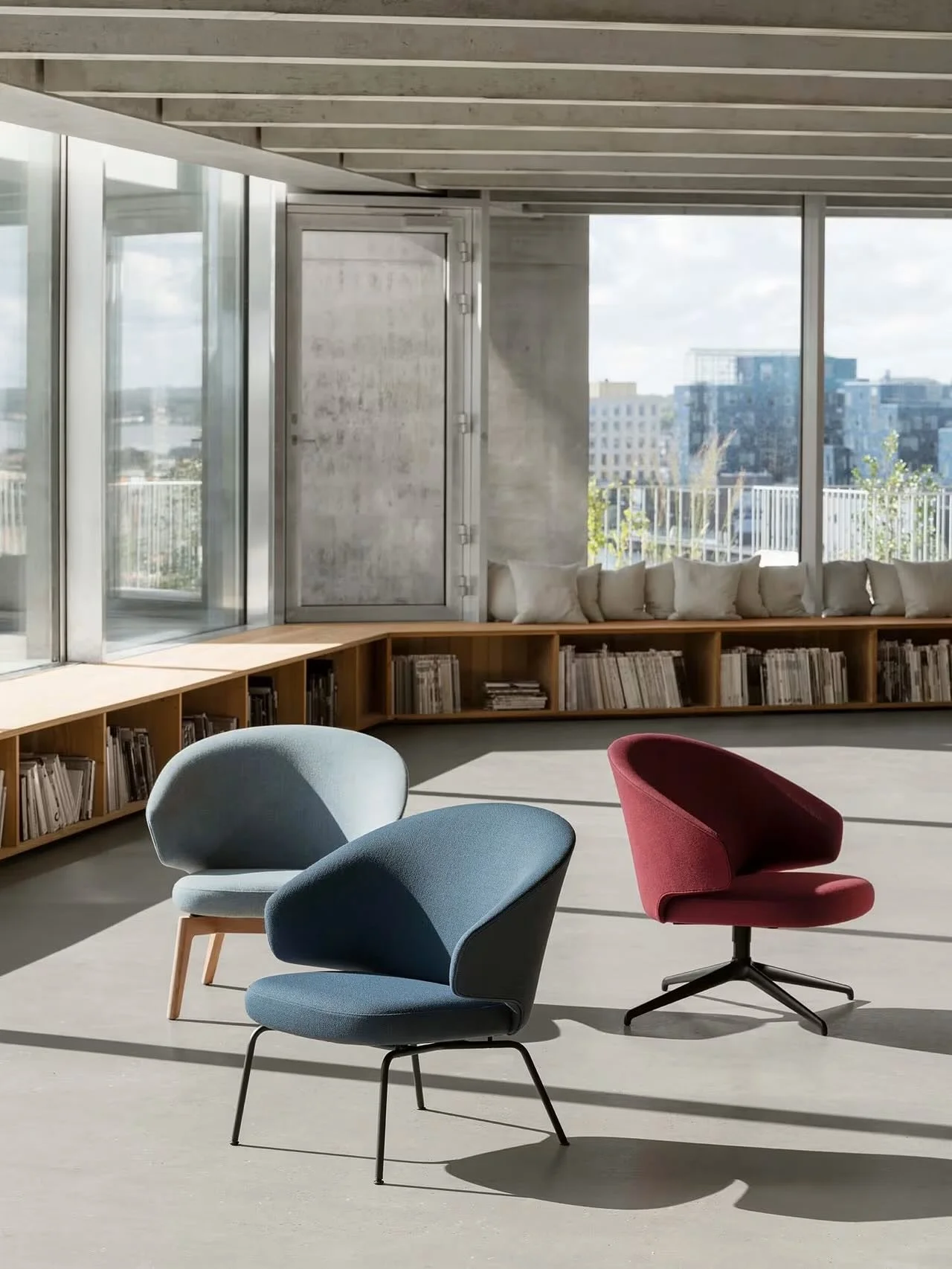 Soft edges, sculptural form &mdash; and comfort that invites you to stay a while.
The Let Lounge Chair by Sebastian Herkner for Fritz Hansen balances craftsmanship and character, offering a calm, contemporary expression for any setting.

Available in