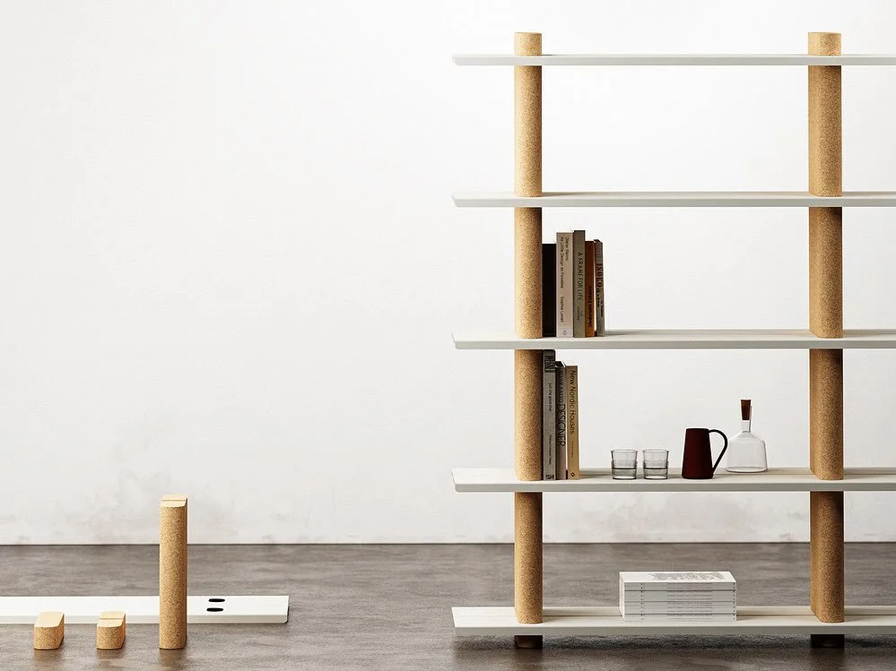 Introducing Float Shelving by @isomiuk : a lighter, more adaptable take on wall-based storage and display.

Built from cork, Float brings warmth and tactility to the wall while significantly reducing material impact. Shelves come in hot rolled steel 
