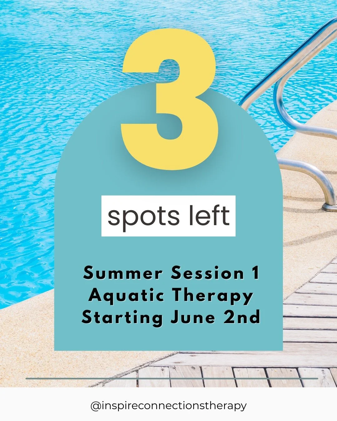 🏊 There is still time left to sign up! 

Our 1st Summer Session starts on Tuesday morning June 2nd! 

Aquatic Physical Therapy is run by our licensed physical therapist and focuses on building strength, coordination, and balance! Aquatic therapy is 