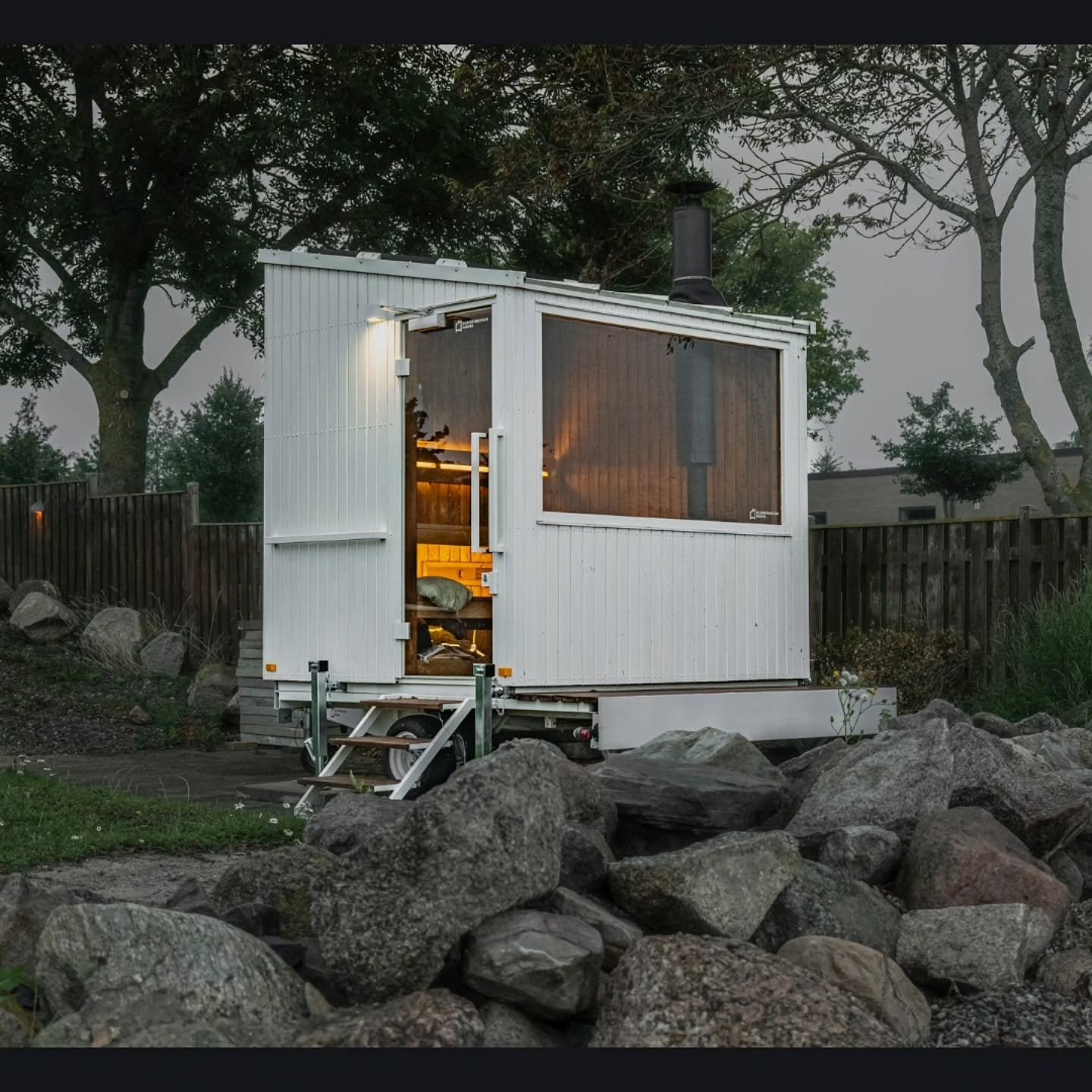 Exciting news! Today we’re off to Denmark to visit our friends @scandinavian_sauna and pick up our new sauna – a more compact version of our current setup, perfect for remote spots and private hire. Just in time for the Easter holidays!
