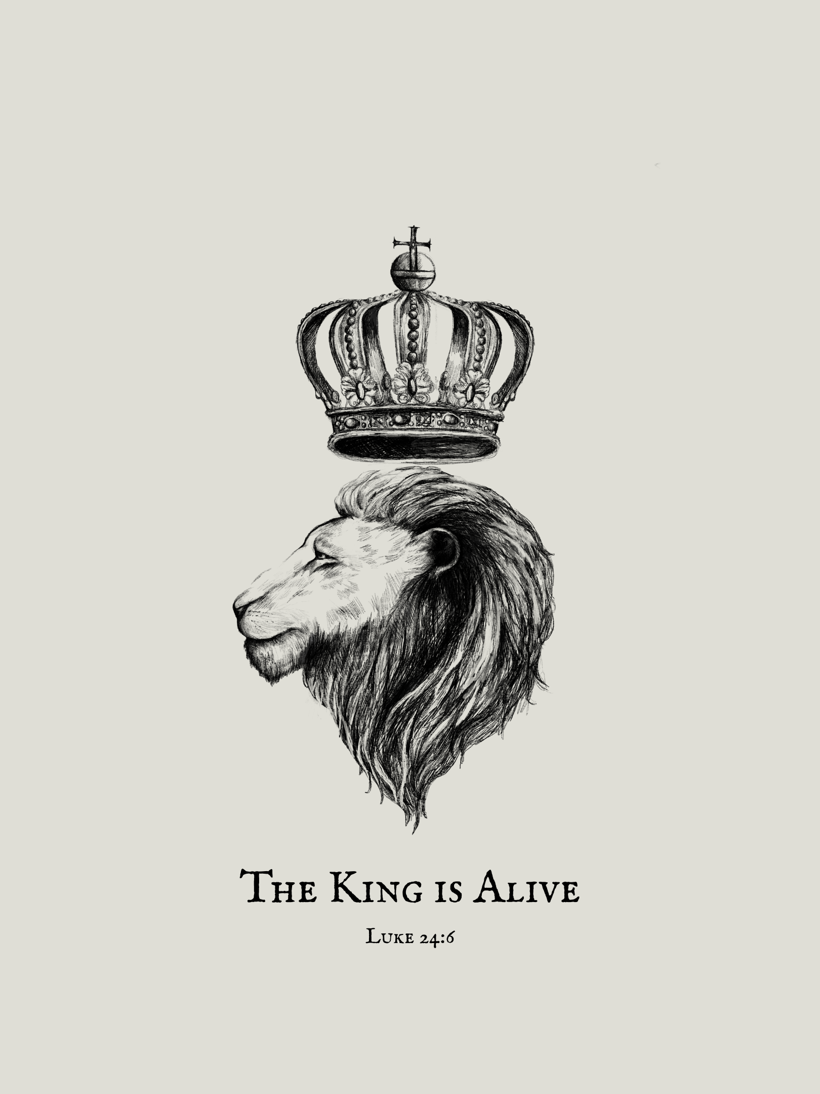 The King is Alive Print