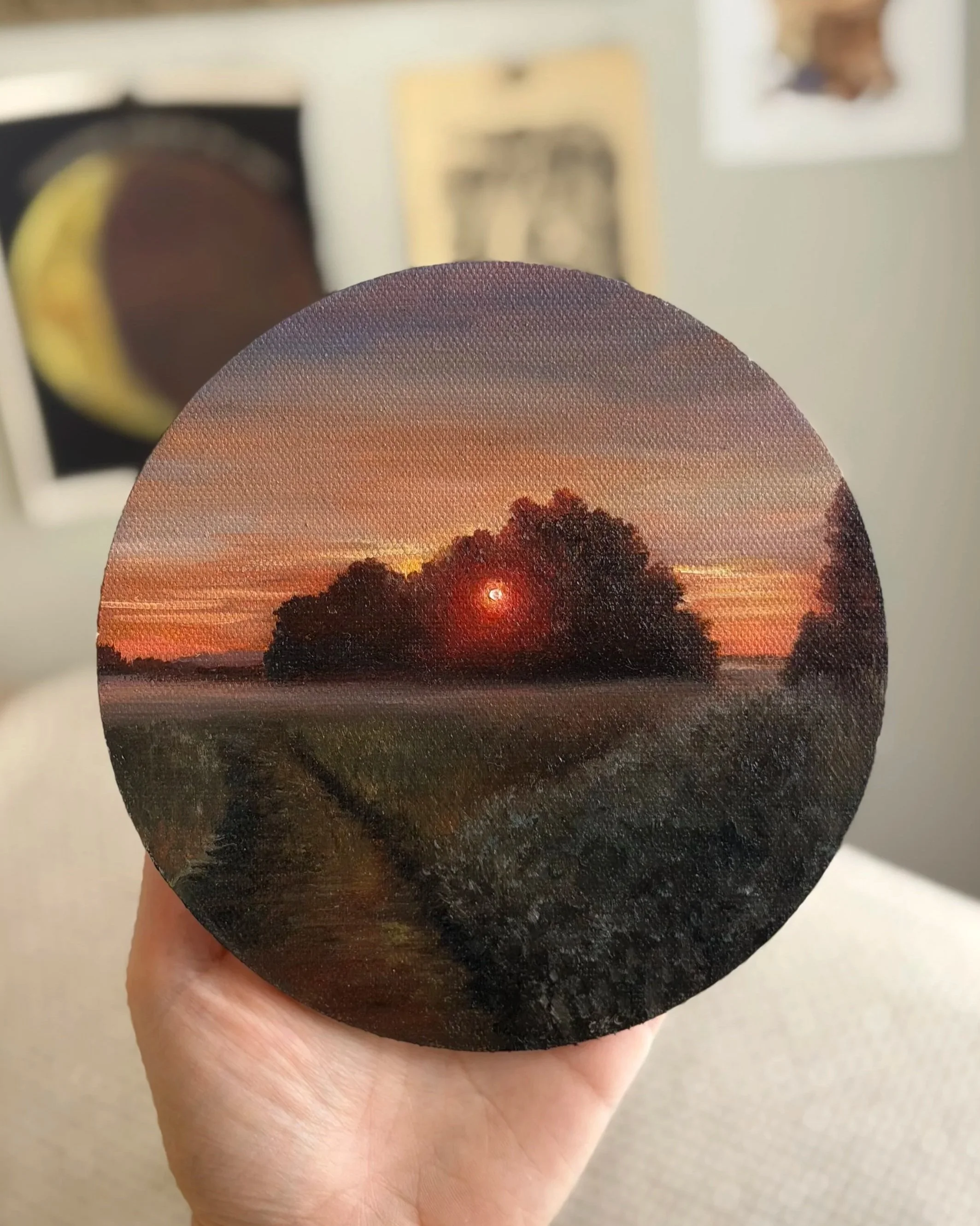 The Light That Leads Us Home 6" x 6"