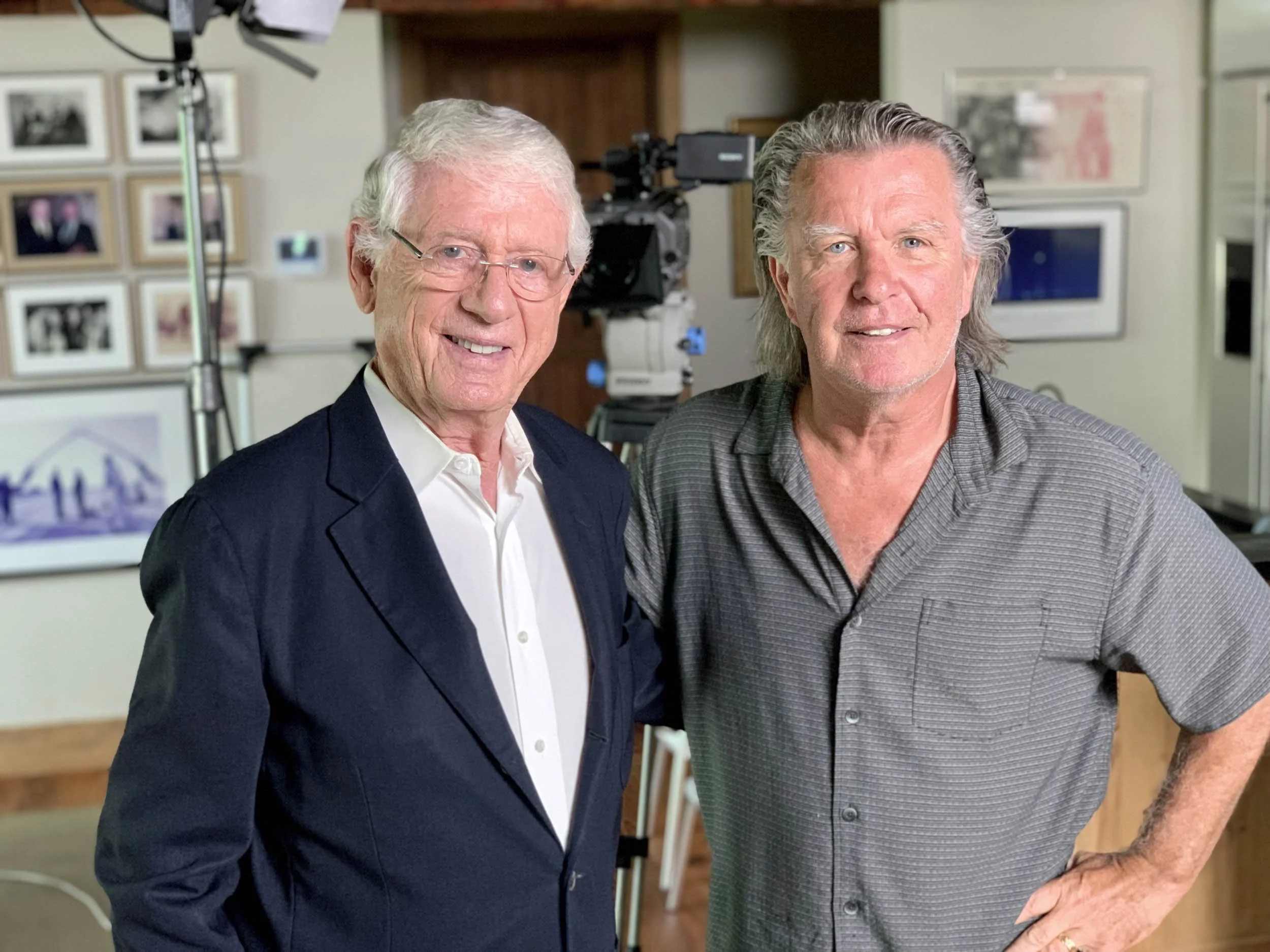 DP Paul Dougherty on location with Ted Koppel