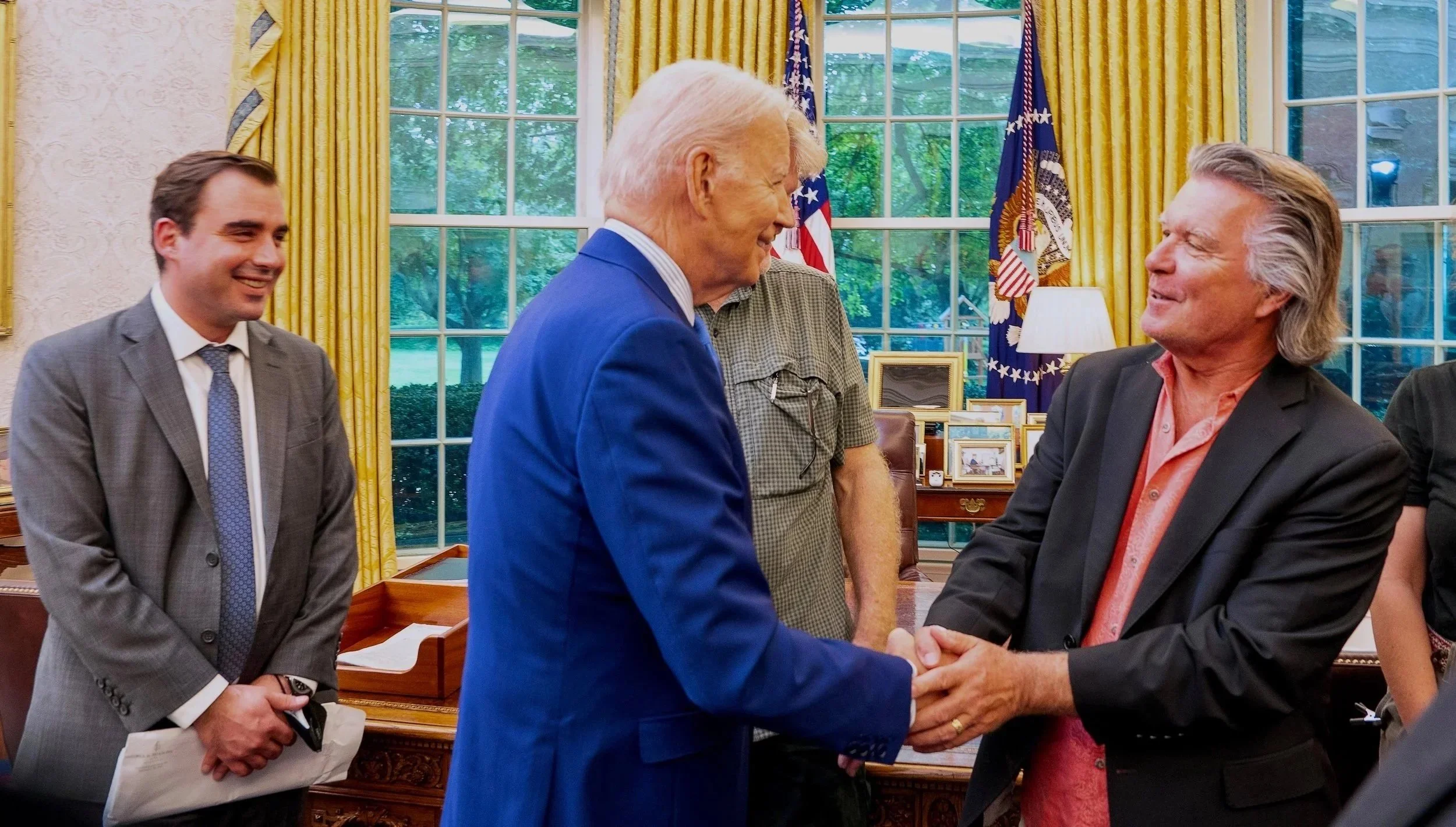 Joe Biden and DP Paul Dougherty 
