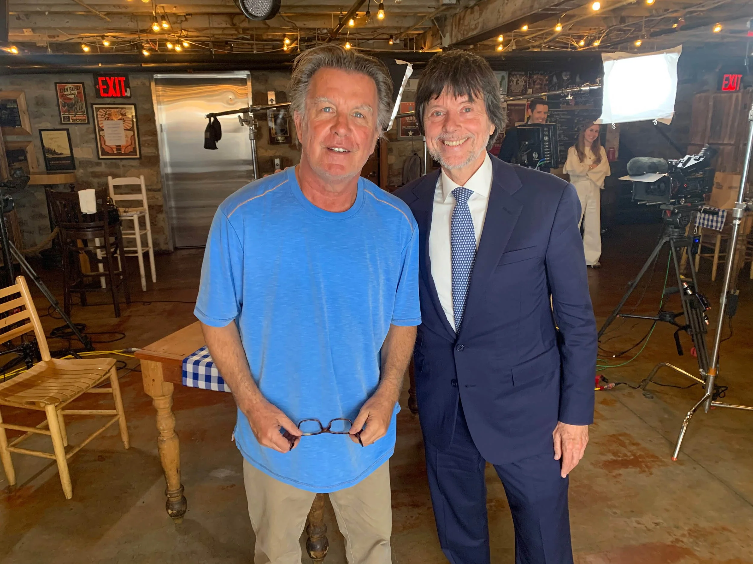 Pual in one of his many interviews with documentarian Ken Burns