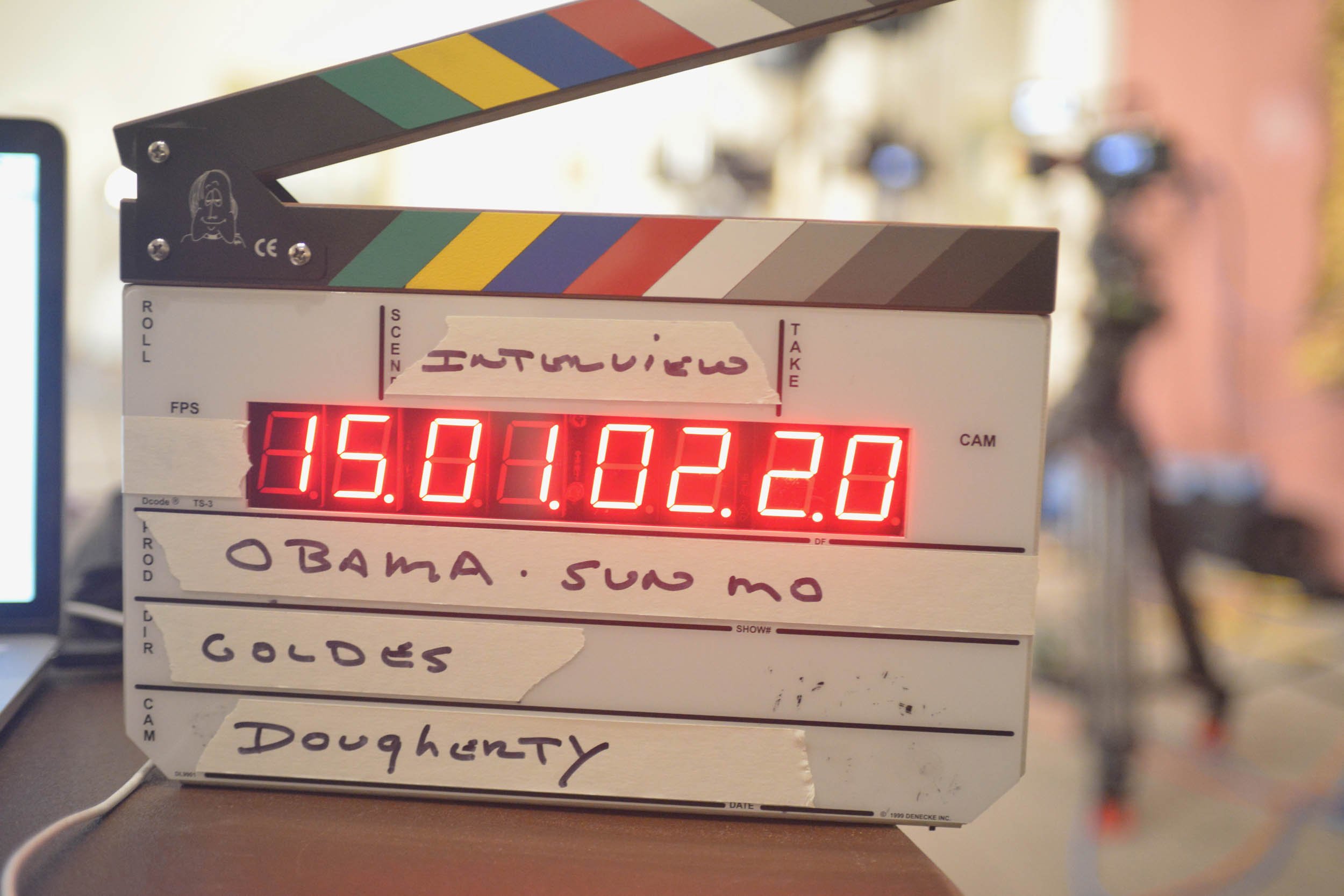 CBS Sunday Morning Obama Shoot Film Slate