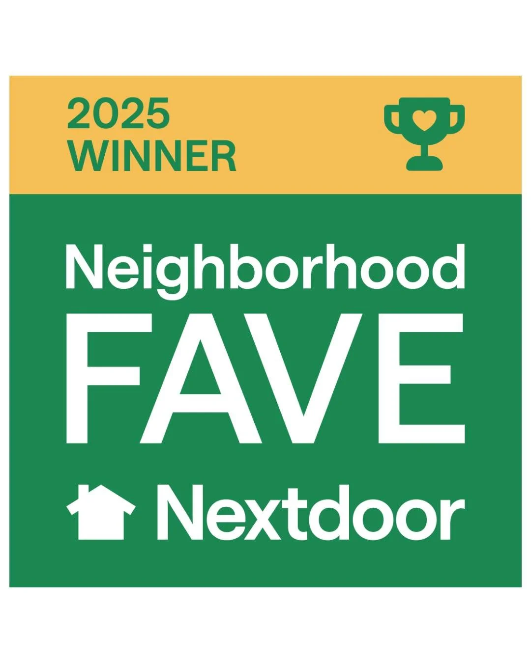 🏆 2025 Nextdoor Neighborhood Fave!

We&rsquo;re grateful for every neighbor who trusted us, recommended us, and welcomed our family into their homes. This award means a lot because it comes directly from you.

Thank you for supporting our small, fam
