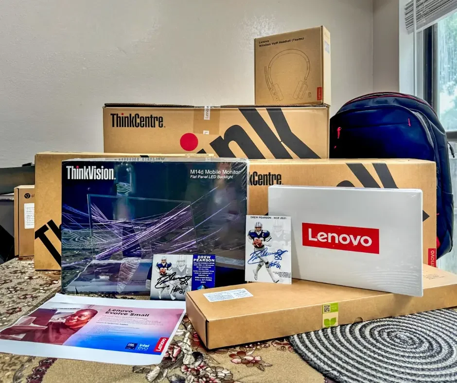 Dallas Cowboys and Lenovo recognize Reyes Garage Door LLC