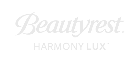 The logo of Beautyrest Harmony Lux with white text on a black background.